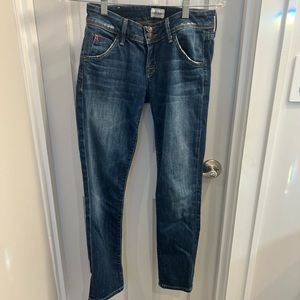 Hudson mid rise Nicole Ankle Skinny Jean